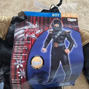 Shadow Ninjas Night Fury Boy Costume size M 8/10